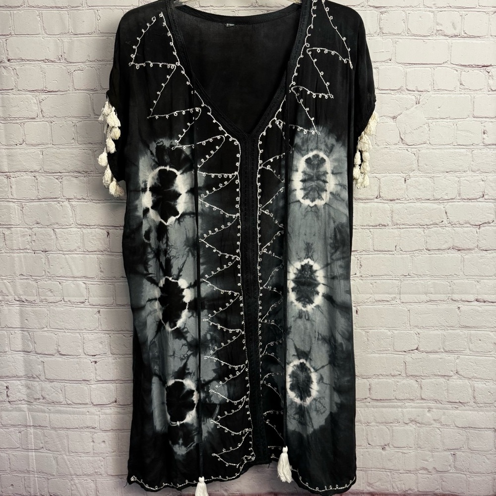 Unbranded Boutique ladies Boho funky whimsical retro kaftan size small hippie